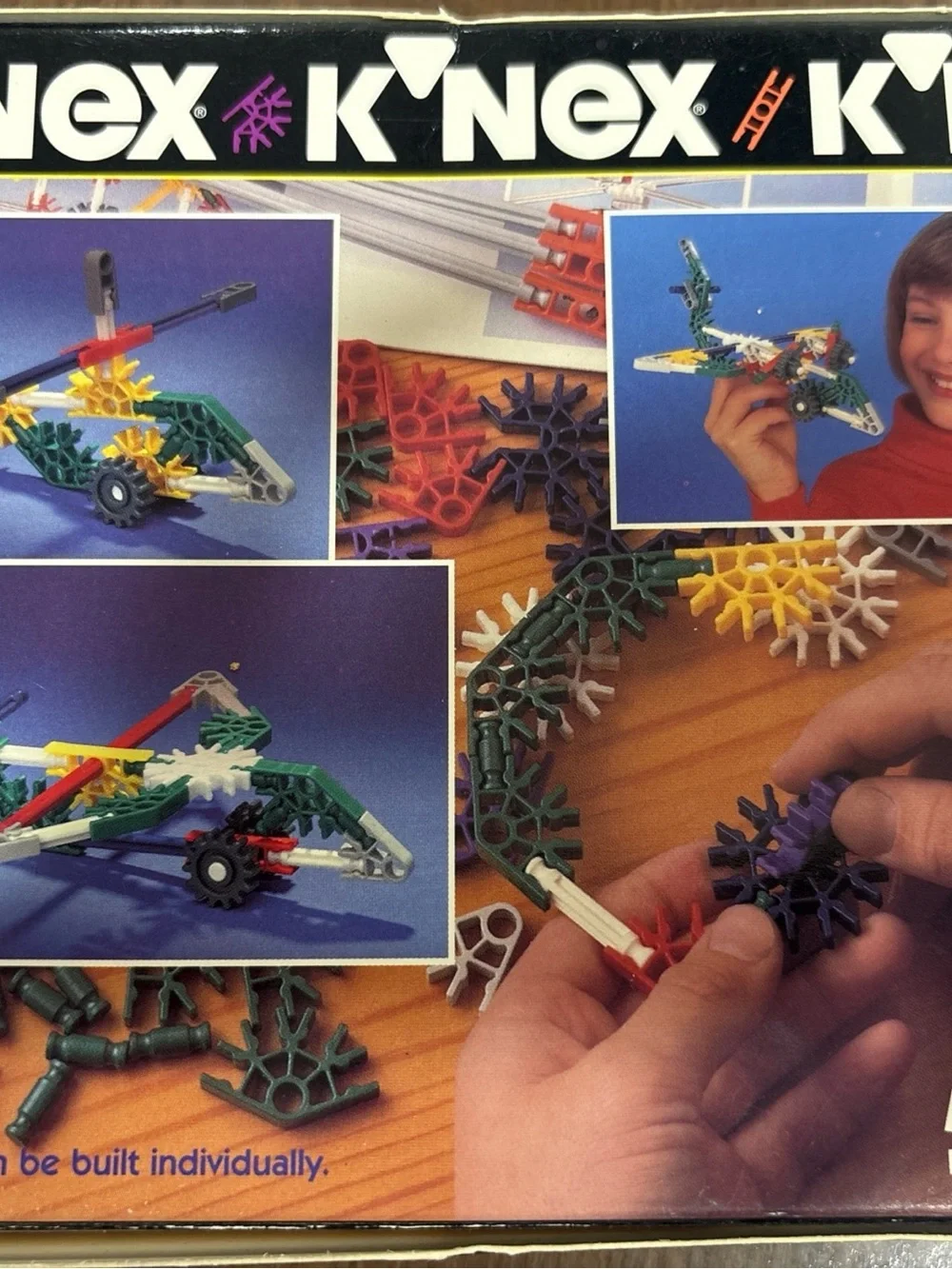 K’nex Sky Flyers Fleet Builds 3 Models Multi Set Sealed Box 60 pc 1995 Year New